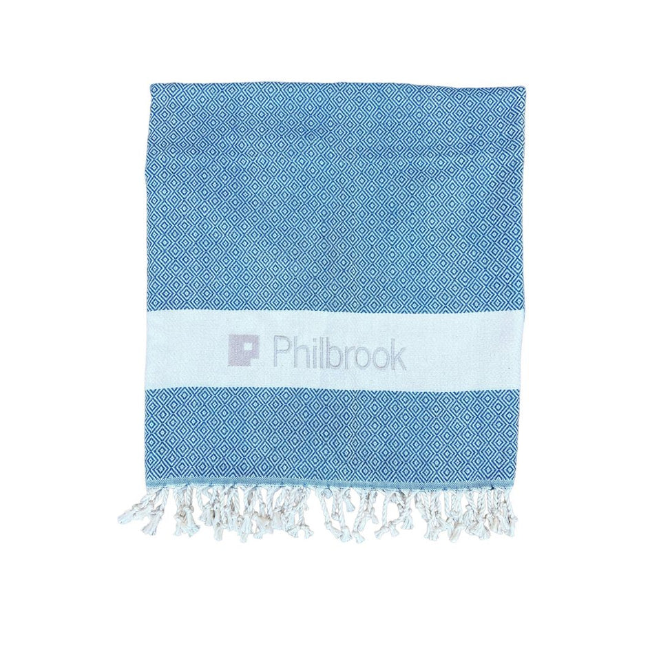 Philbrook Embroidered Turkish Towel