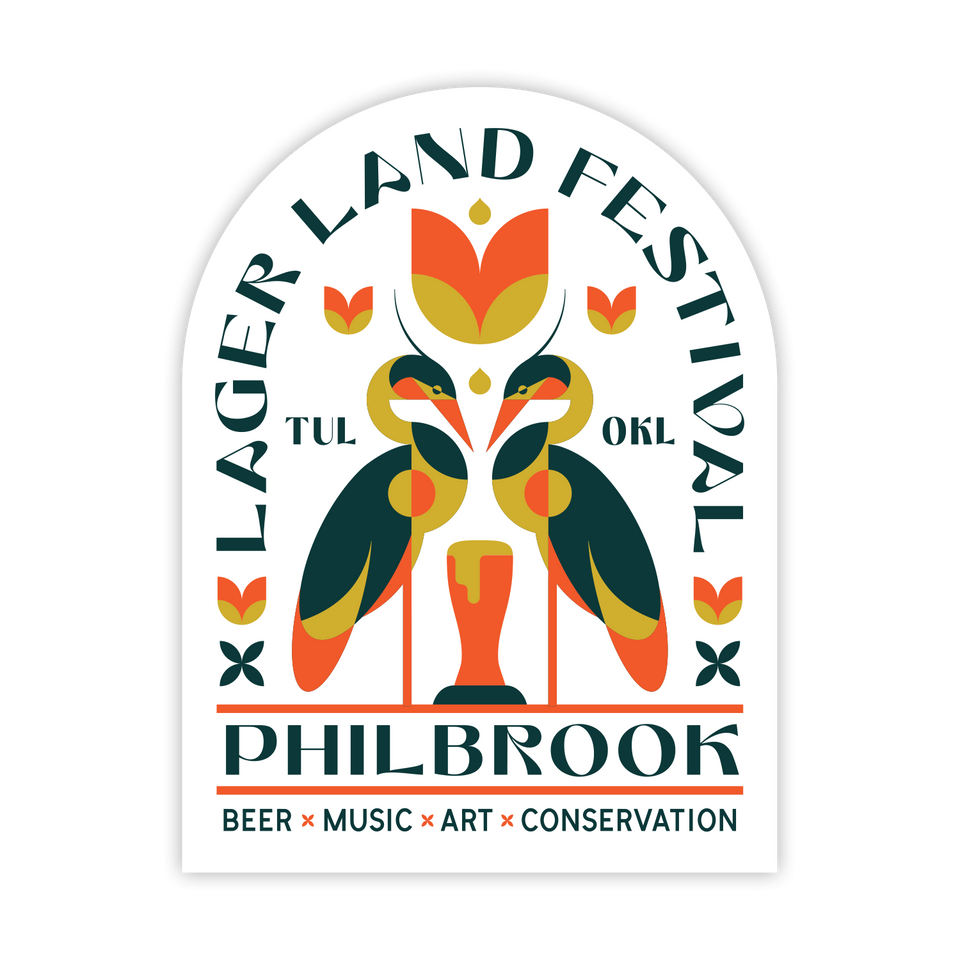 Lager Land Vinyl Sticker