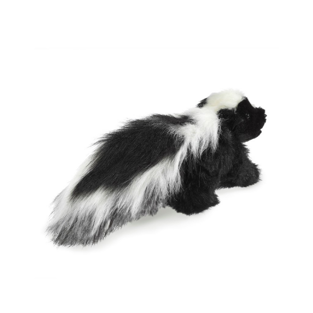 Marabou Skunk Black and White with short streamers (1 1/2 inches)