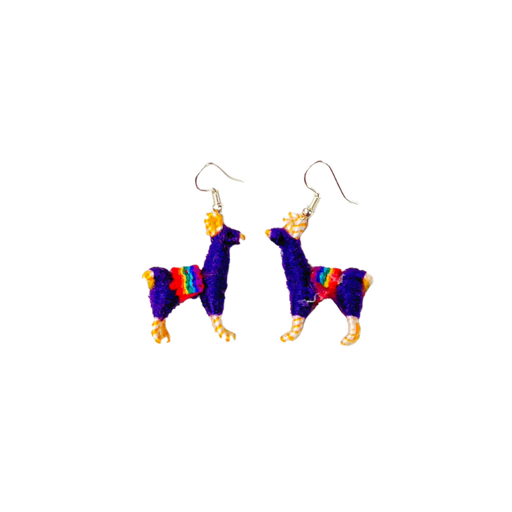 Llama earrings outlet