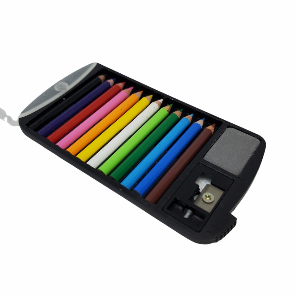 15pc. Mini Colored Pencil Travel Set