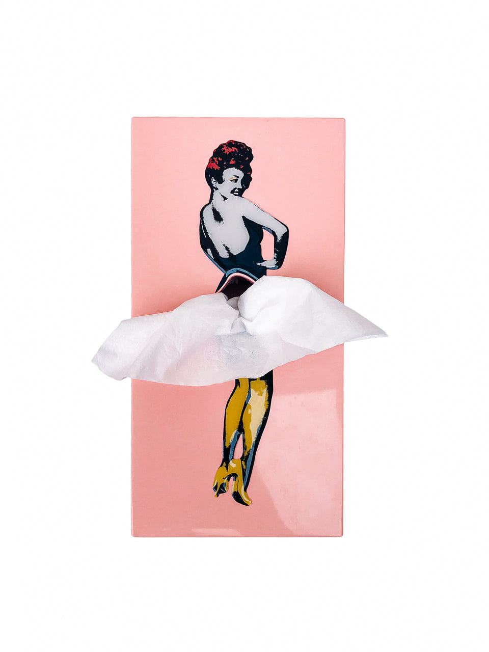 Flying Skirt Tissue Box