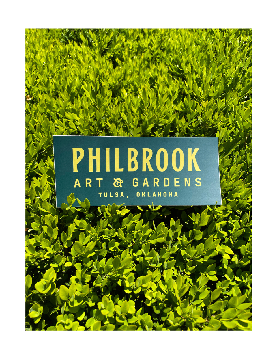 Philbrook Art & Gardens Bumper Sticker