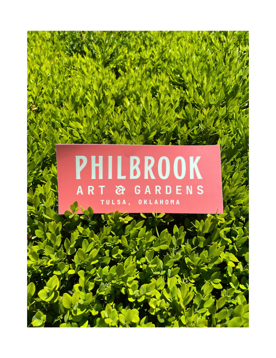 Philbrook Art & Gardens Bumper Sticker
