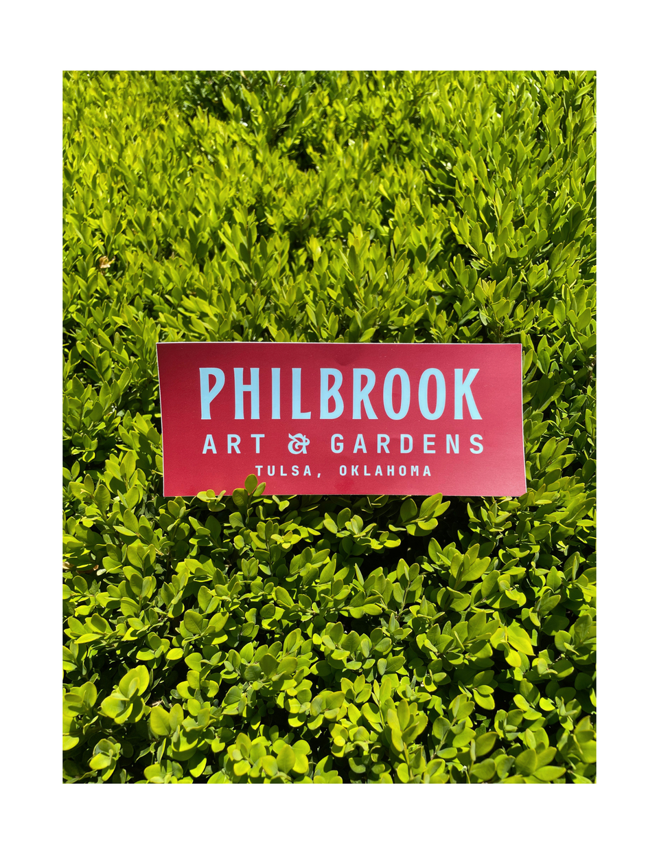 Philbrook Art & Gardens Bumper Sticker
