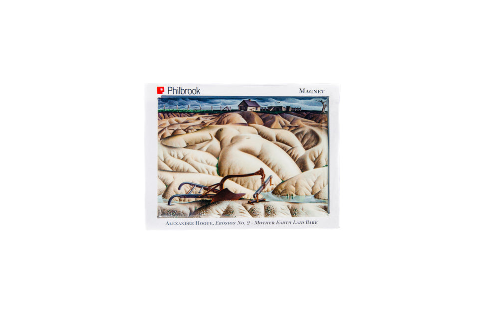 Erosion No. 2 - Mother Earth Laid Bare by Alexandre Hogue Magnet