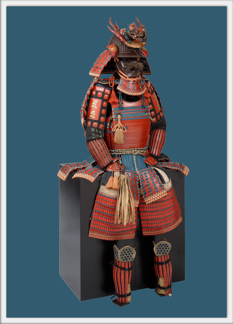 Samurai Yokohagidö tösei gusoku armor Postcard – Philbrook Museum Shop