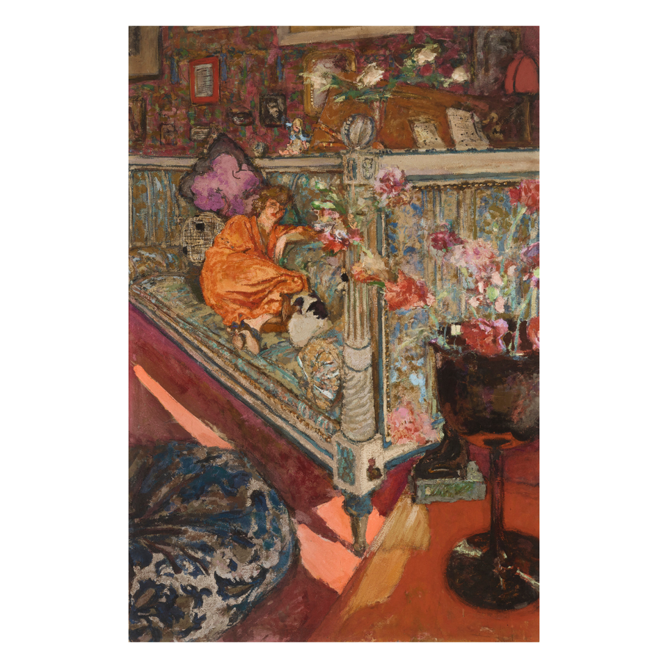 Yvonne Printemps on the Sofa by Edouard Vuillard Print