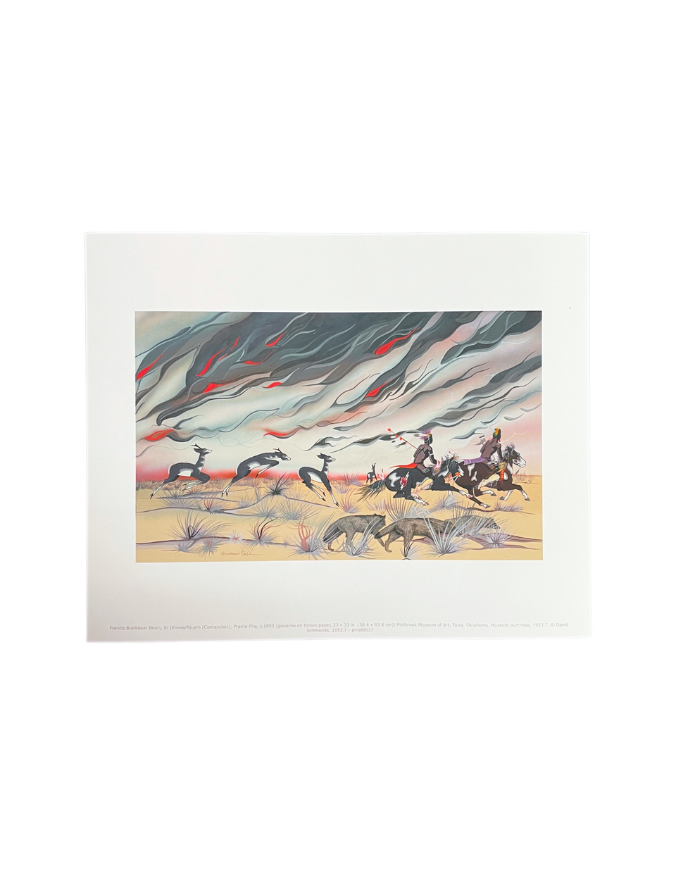 Prairie Fire by Francis Blackbear Bosin, Sr