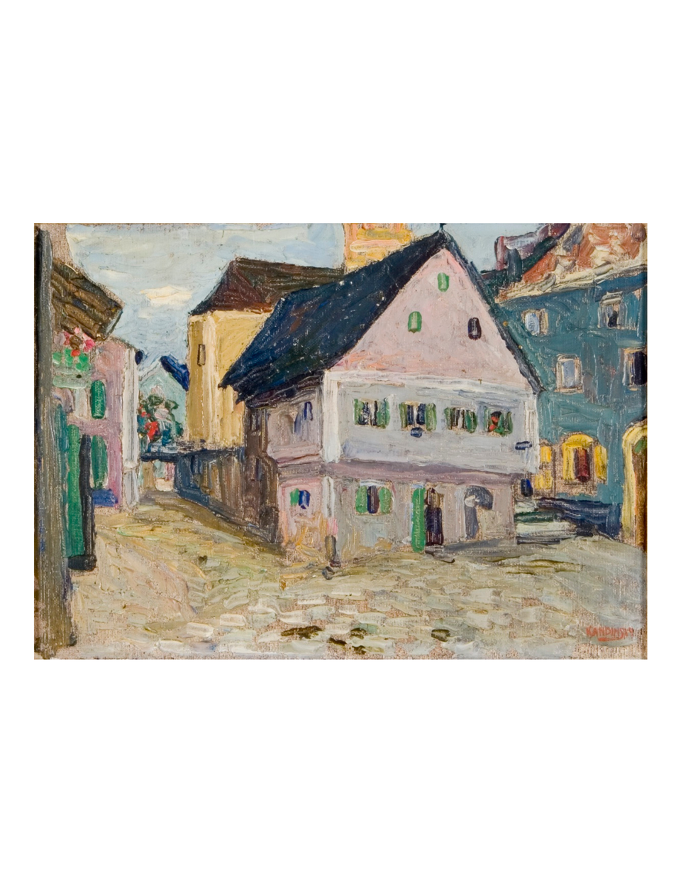 The Town Hall Square by Wassily Kandinsky Print