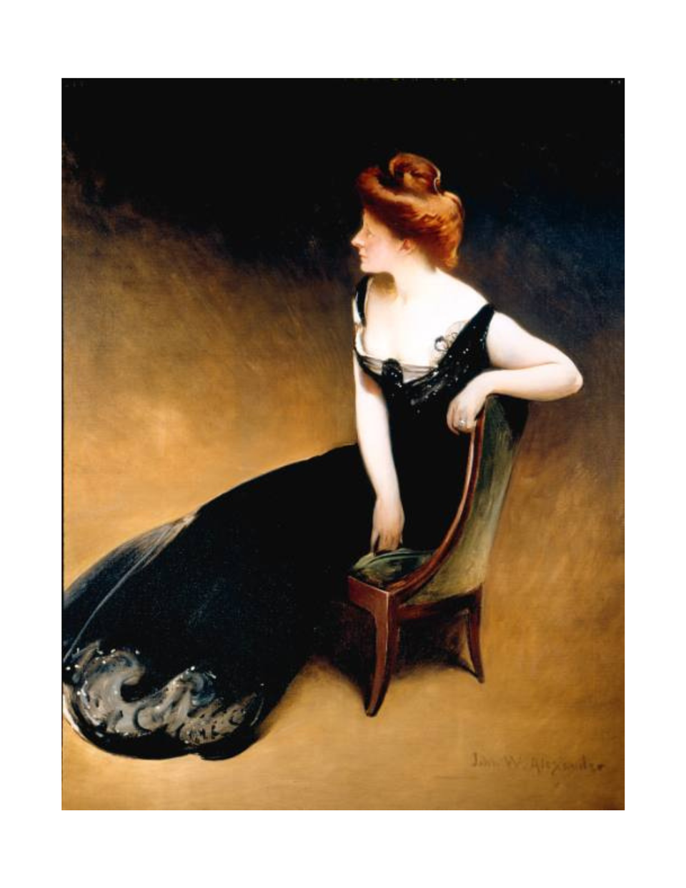 Portrait of Mrs. Herman Duryea by John White Alexander 8x10 Print
