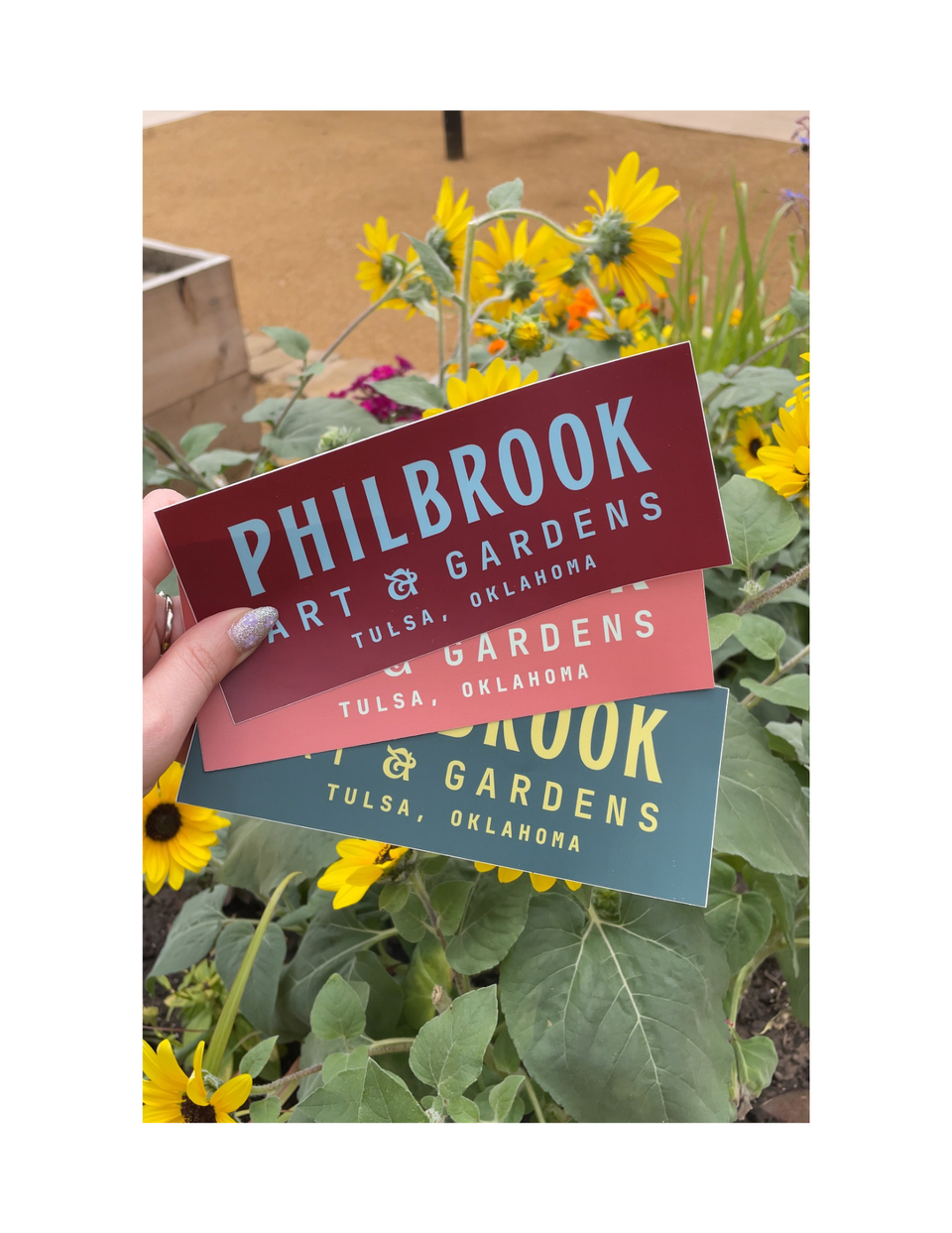 Philbrook Art & Gardens Bumper Sticker