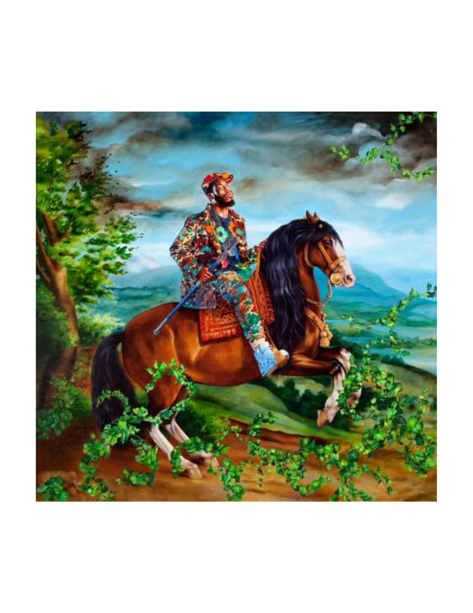 Equestrian Portrait of Philip IV by Kehinde Wiley Print