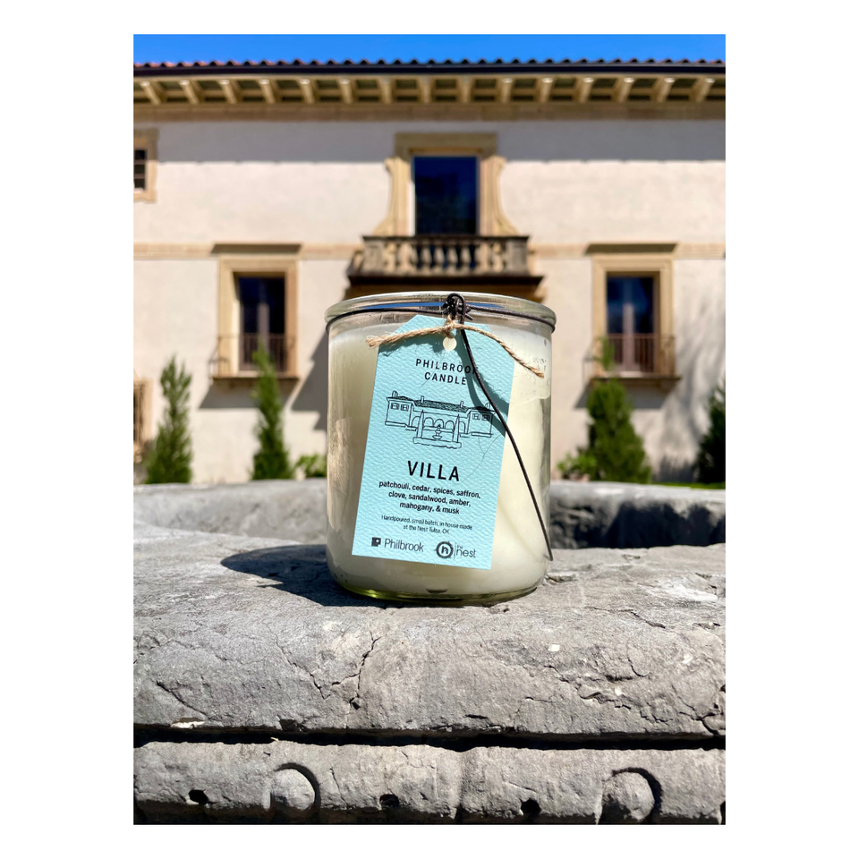 Philbrook Villa Candle