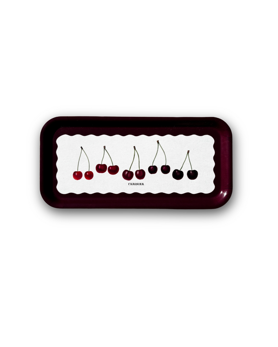 French Cherries - Cerisier Birchwood Tray