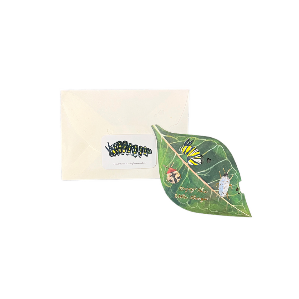 Enjoy the Little Things Caterpillar Pop-Up Card
